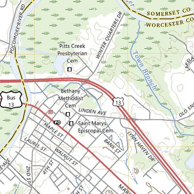 United States Geological Survey Pocomoke City, MD (2023, 24000-Scale) digital map