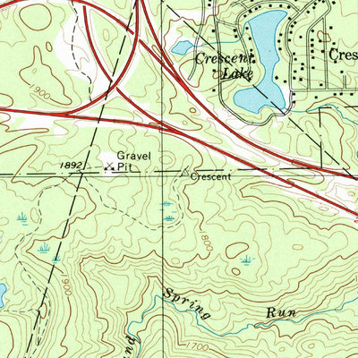 United States Geological Survey Pocono Pines, PA (1997, 24000-Scale) digital map