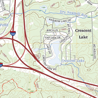 United States Geological Survey Pocono Pines, PA (2023, 24000-Scale) digital map