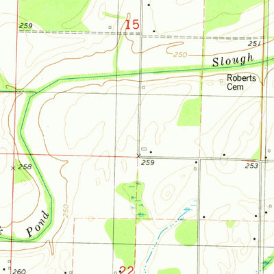 United States Geological Survey Podo Creek, AR (1980, 24000-Scale) digital map