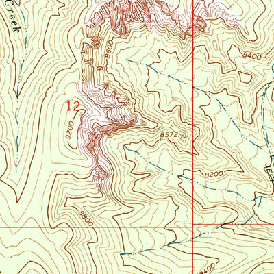 United States Geological Survey Podunk Creek, UT (1966, 24000-Scale) digital map