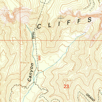 United States Geological Survey Podunk Creek, UT (2002, 24000-Scale) digital map