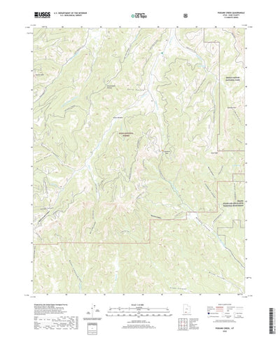 United States Geological Survey Podunk Creek, UT (2020, 24000-Scale) digital map