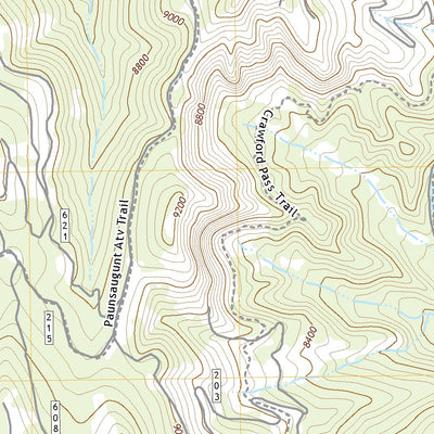 United States Geological Survey Podunk Creek, UT (2020, 24000-Scale) digital map