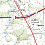 United States Geological Survey Poe, IN (2022, 24000-Scale) digital map