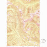 United States Geological Survey Poe Mountain, WA (1965, 24000-Scale) digital map