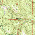 United States Geological Survey Pogue Point, OR (1972, 24000-Scale) digital map