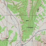United States Geological Survey Pogues Station, NV (1990, 24000-Scale) digital map