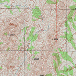 United States Geological Survey Pogues Station, NV (1990, 24000-Scale) digital map