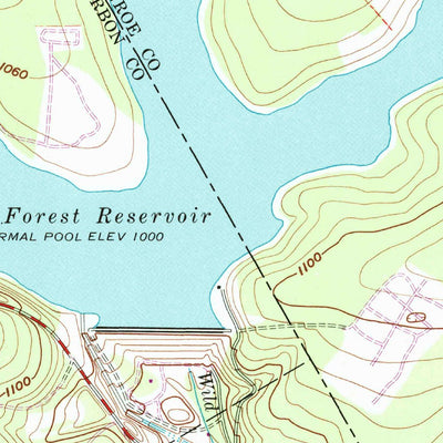United States Geological Survey Pohopoco Mountain, PA (1960, 24000-Scale) digital map