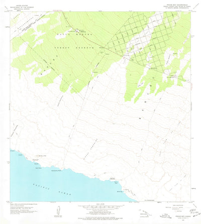 United States Geological Survey Pohue Bay, HI (1962, 24000-Scale) digital map
