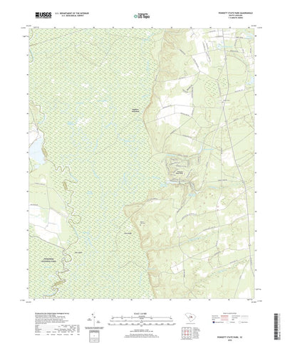 United States Geological Survey Poinsett State Park, SC (2020, 24000-Scale) digital map