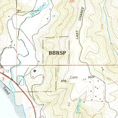 United States Geological Survey Point Ano Nuevo, CA (1991, 24000-Scale) digital map