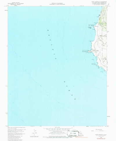 United States Geological Survey Point Arguello, CA (1959, 24000-Scale) digital map