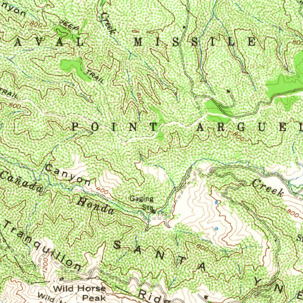 Point Arguello, Ca (1959, 62500-scale) Map By United States Geological 