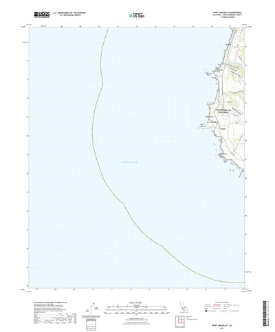 United States Geological Survey Point Arguello, CA (2021, 24000-Scale) digital map