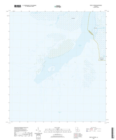 United States Geological Survey Point au Fer NE, LA (2020, 24000-Scale) digital map