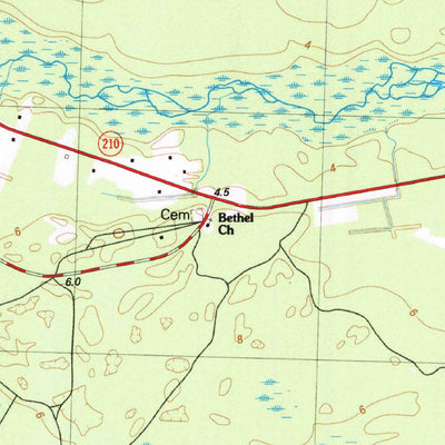 United States Geological Survey Point Caswell, NC (1983, 24000-Scale) digital map