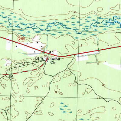 United States Geological Survey Point Caswell, NC (1997, 24000-Scale) digital map