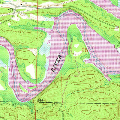 United States Geological Survey Point Cedar, AR (1966, 24000-Scale) digital map