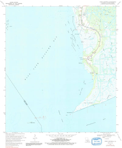 United States Geological Survey Point Chevreuil, LA (1970, 24000-Scale) digital map