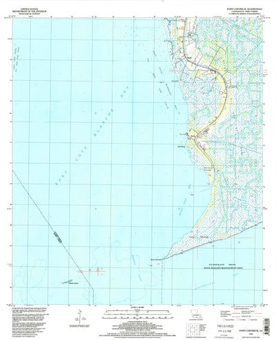 United States Geological Survey Point Chevreuil, LA (1994, 24000-Scale) digital map