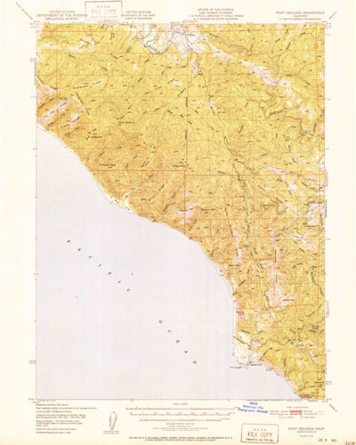 United States Geological Survey Point Delgada, CA (1951, 62500-Scale) digital map