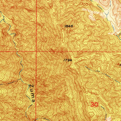 United States Geological Survey Point Dume, CA (1951, 24000-Scale) digital map