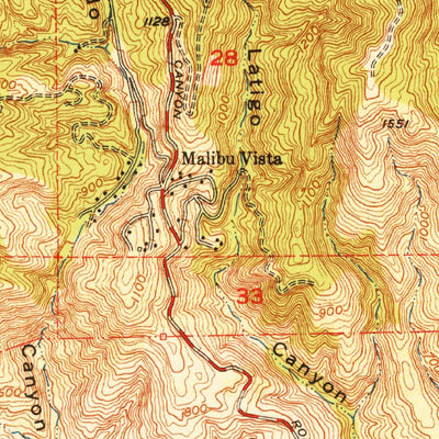 United States Geological Survey Point Dume, CA (1951, 24000-Scale) digital map