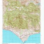 United States Geological Survey Point Dume, CA (1995, 24000-Scale) digital map
