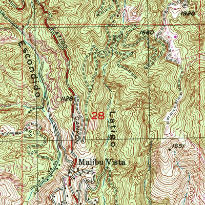United States Geological Survey Point Dume, CA (1995, 24000-Scale) digital map