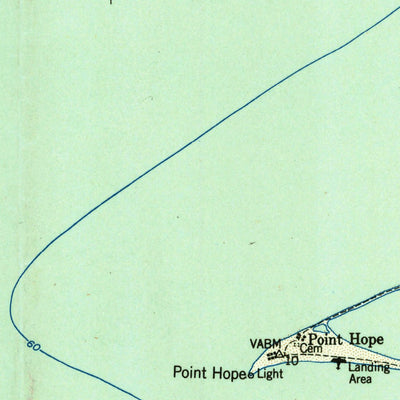 United States Geological Survey Point Hope, AK (1952, 250000-Scale) digital map