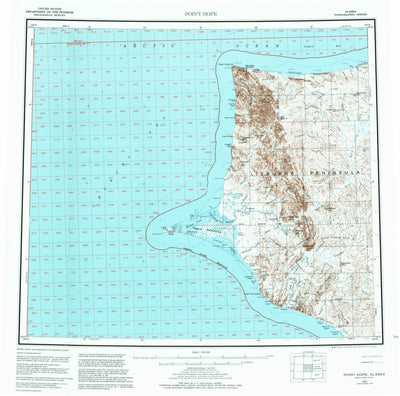 United States Geological Survey Point Hope, AK (1955, 250000-Scale) digital map
