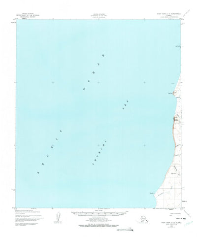 United States Geological Survey Point Hope C-3, AK (1952, 63360-Scale) digital map