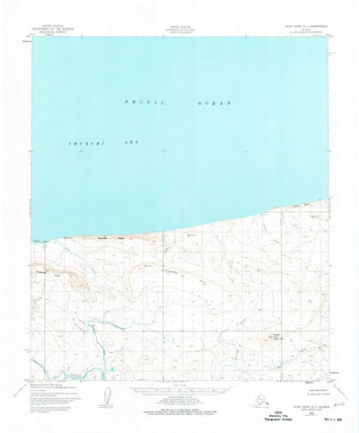 United States Geological Survey Point Hope D-1, AK (1952, 63360-Scale) digital map