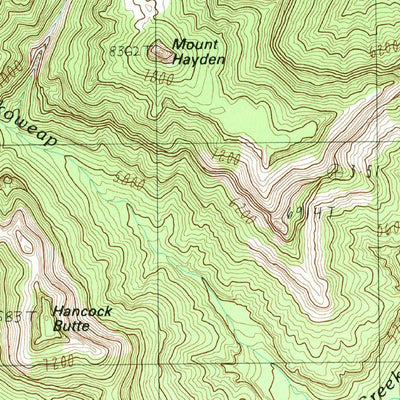 United States Geological Survey Point Imperial, AZ (1988, 24000-Scale) digital map