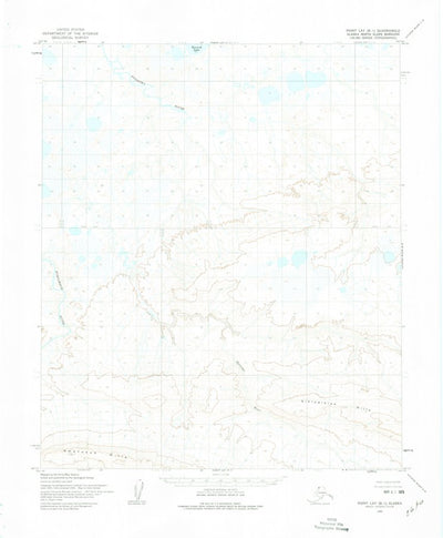 United States Geological Survey Point Lay B-1, AK (1955, 63360-Scale) digital map
