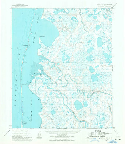 United States Geological Survey Point Lay C-2, AK (1955, 63360-Scale) digital map