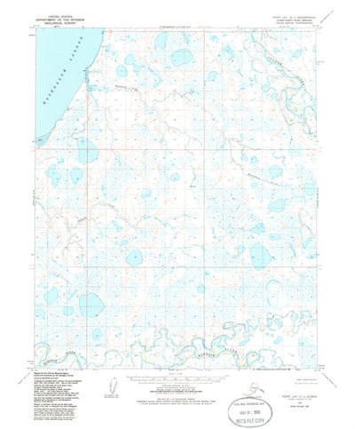 United States Geological Survey Point Lay D-1, AK (1955, 63360-Scale) digital map