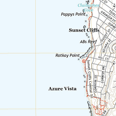 United States Geological Survey Point Loma OE W, CA (2021, 24000-Scale) digital map