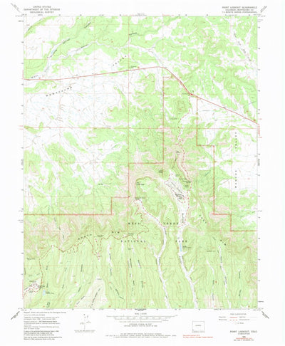 United States Geological Survey Point Lookout, CO (1965, 24000-Scale) digital map