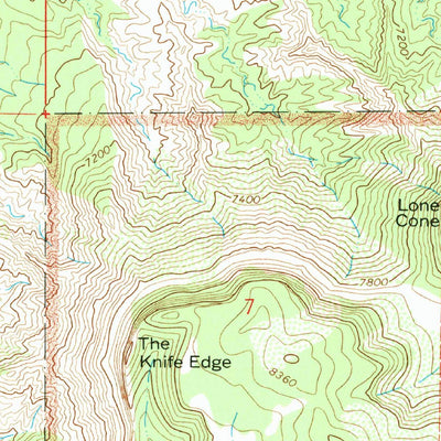 United States Geological Survey Point Lookout, CO (1965, 24000-Scale) digital map