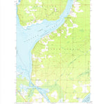 United States Geological Survey Point Mills, MI (1954, 24000-Scale) digital map