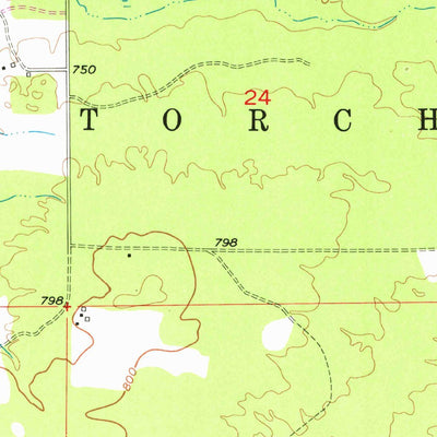 United States Geological Survey Point Mills, MI (1954, 24000-Scale) digital map