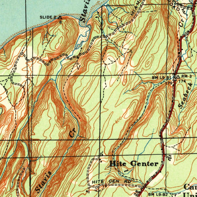 United States Geological Survey Point Misery, WA (1940, 62500-Scale) digital map