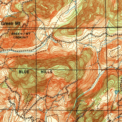 United States Geological Survey Point Misery, WA (1940, 62500-Scale) digital map