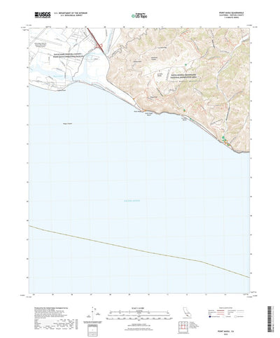 United States Geological Survey Point Mugu, CA (2022, 24000-Scale) digital map
