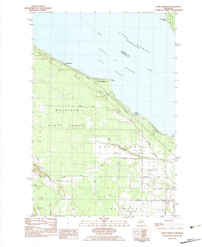 United States Geological Survey Point Nipigon, MI (1982, 25000-Scale) digital map