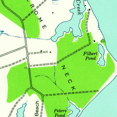 United States Geological Survey Point No Point, MD (1943, 24000-Scale) digital map