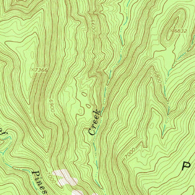 United States Geological Survey Point Of Pines West, AZ (1967, 24000-Scale) digital map